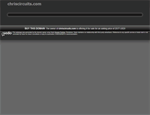 Tablet Screenshot of chriscircuits.com